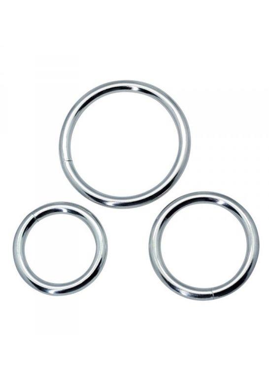 Pierścień erekcyjny Toyz4lovers Timeless metal rings - silikon