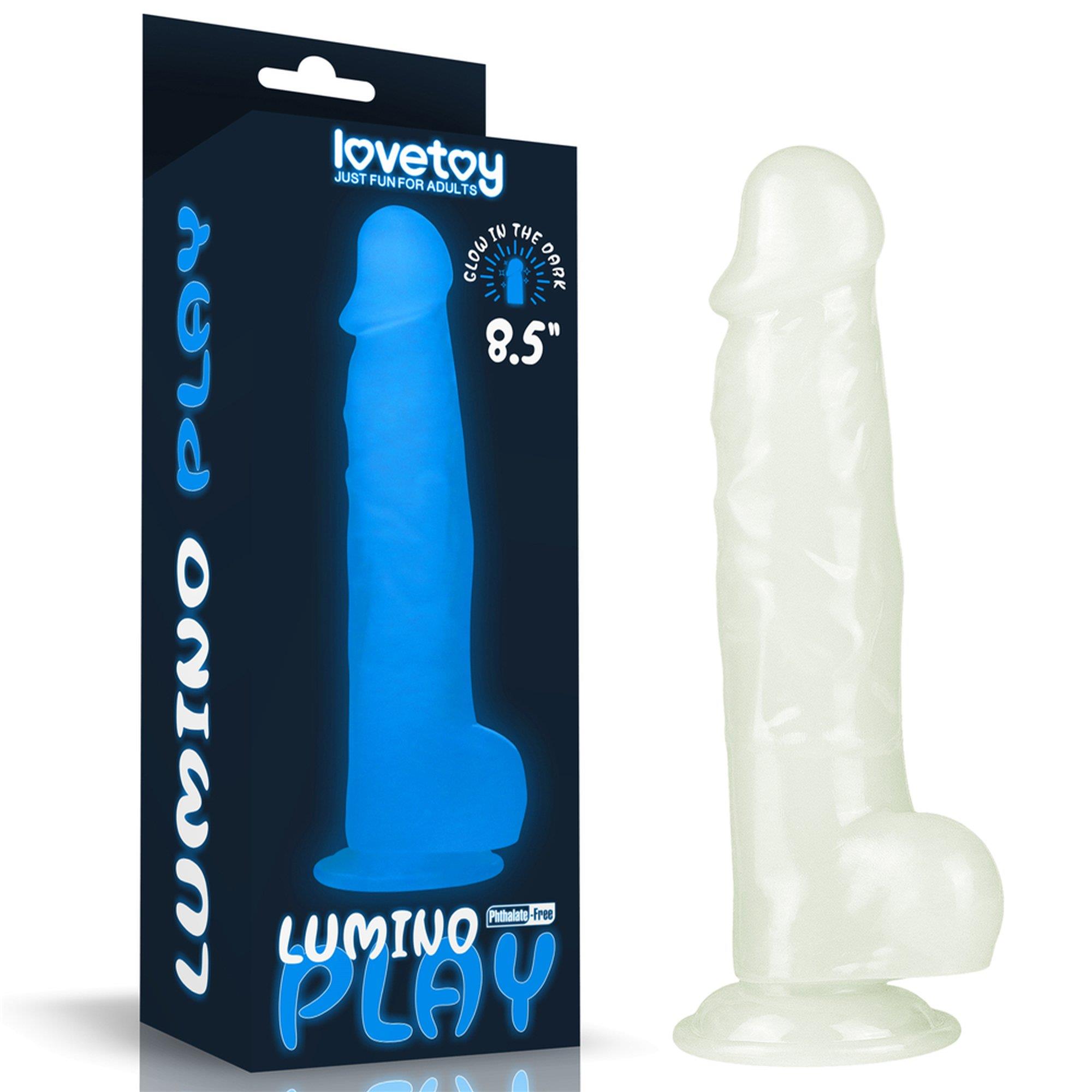 Stymulator Lovetoy Lumino Play - TPE, z przyssawką