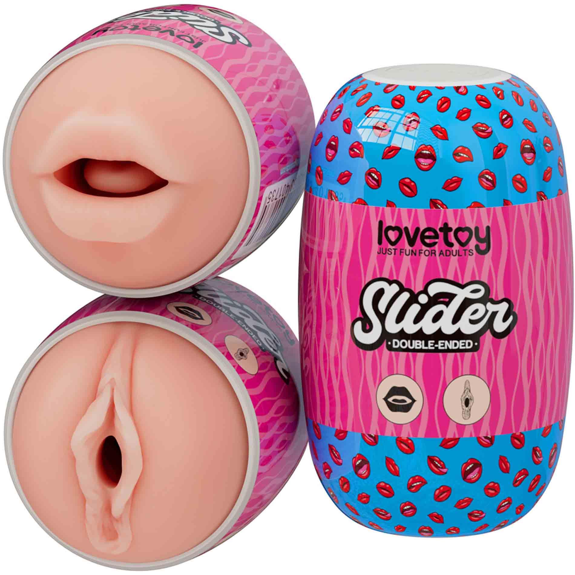 Masażer intymny Lovetoy Slider - podwójna tekstura
