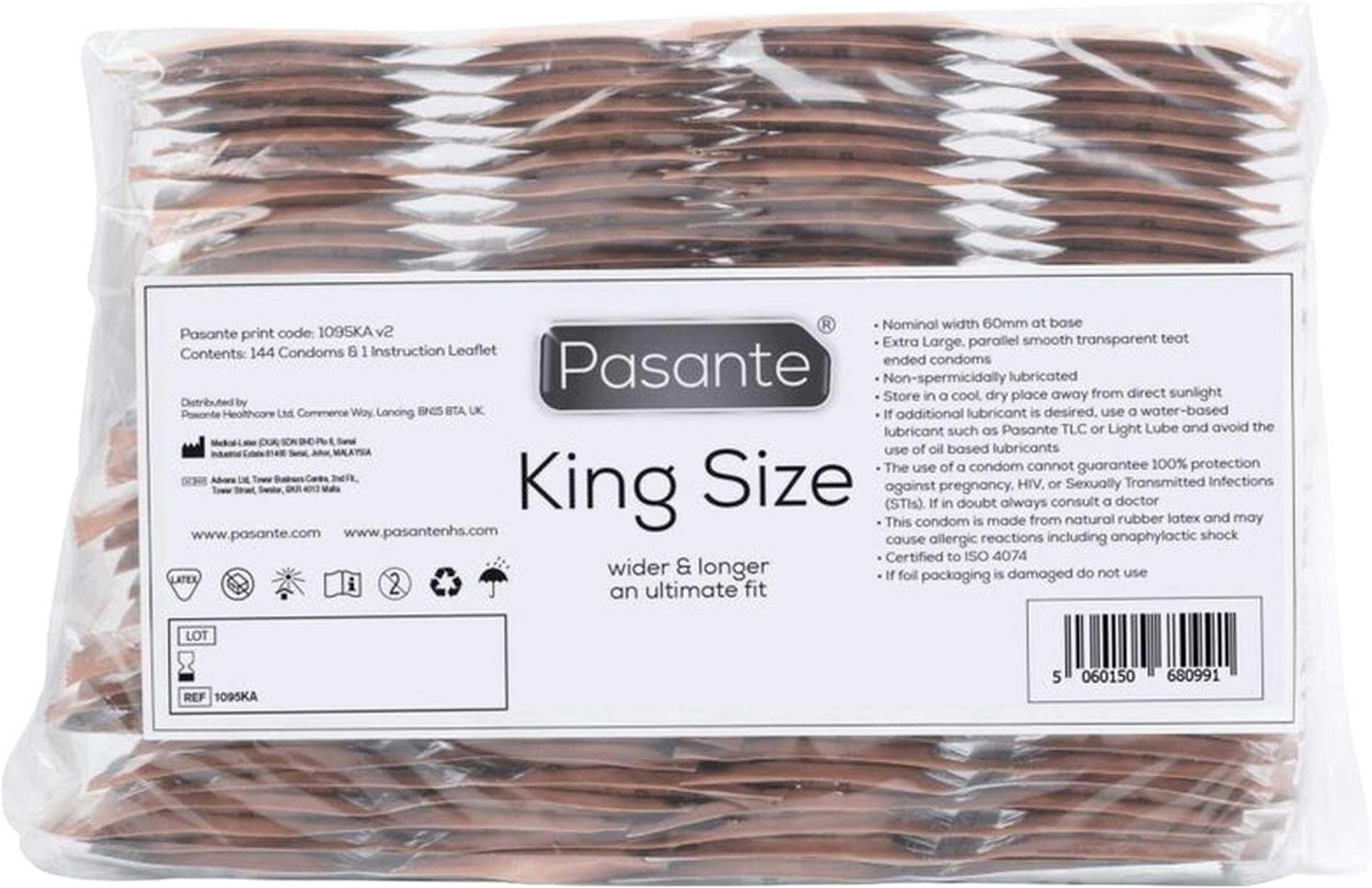 Prezerwatywy Pasante King Size - większy rozmiar, większy komfort