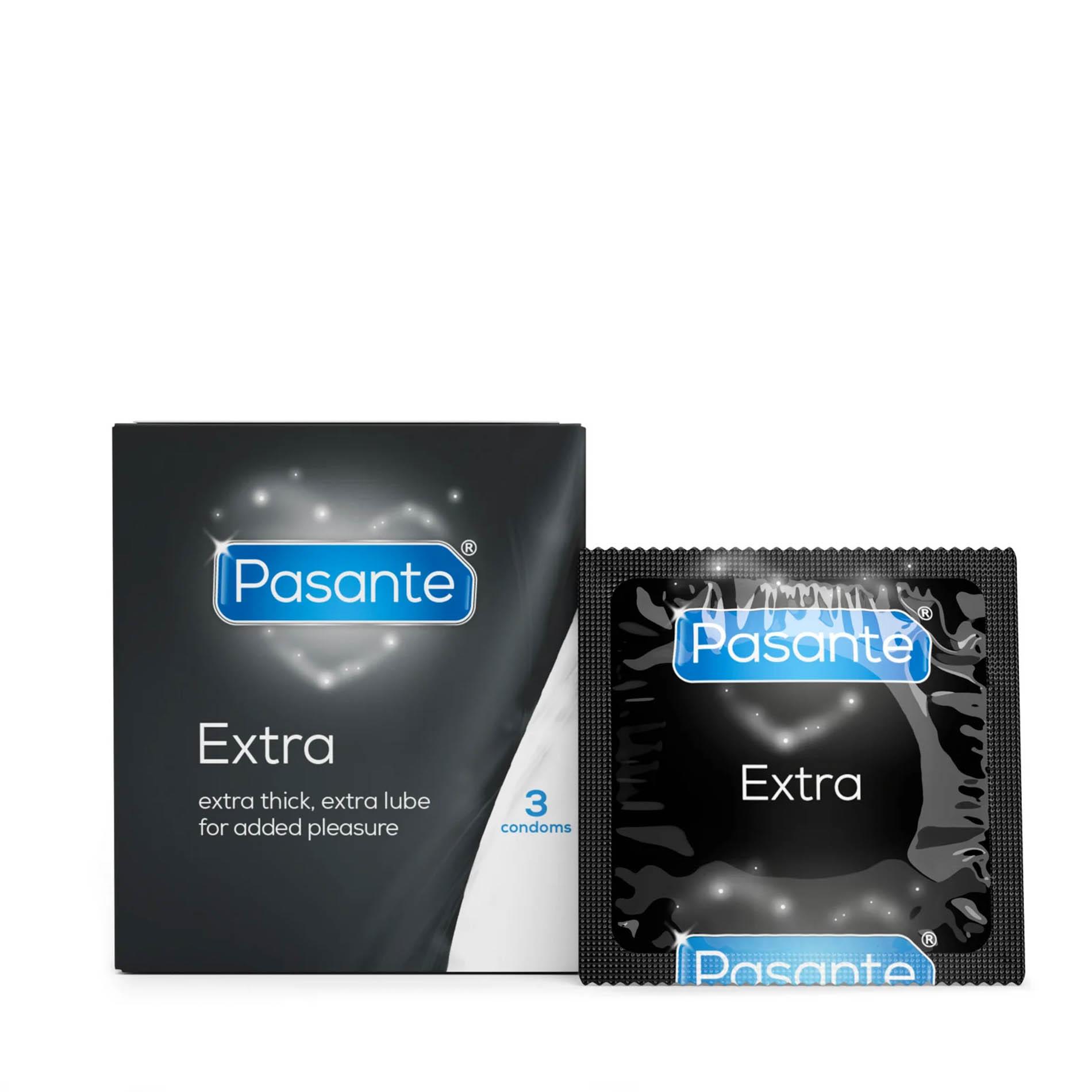 Prezerwatywy Pasante Extra - grubsze z dodatkowym nawilżeniem