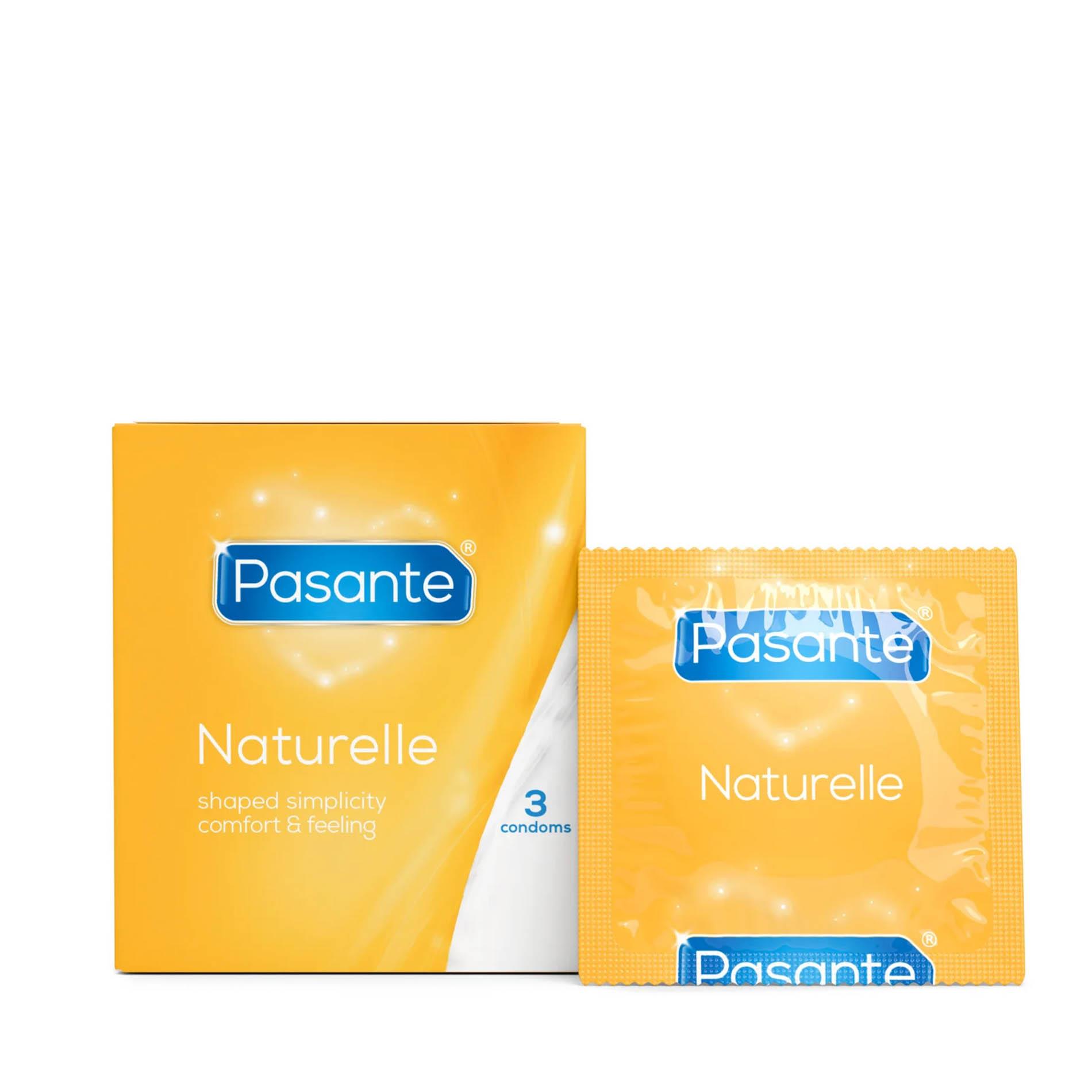Prezerwatywy Pasante Naturelle 3 sztuki - naturalne dopasowanie