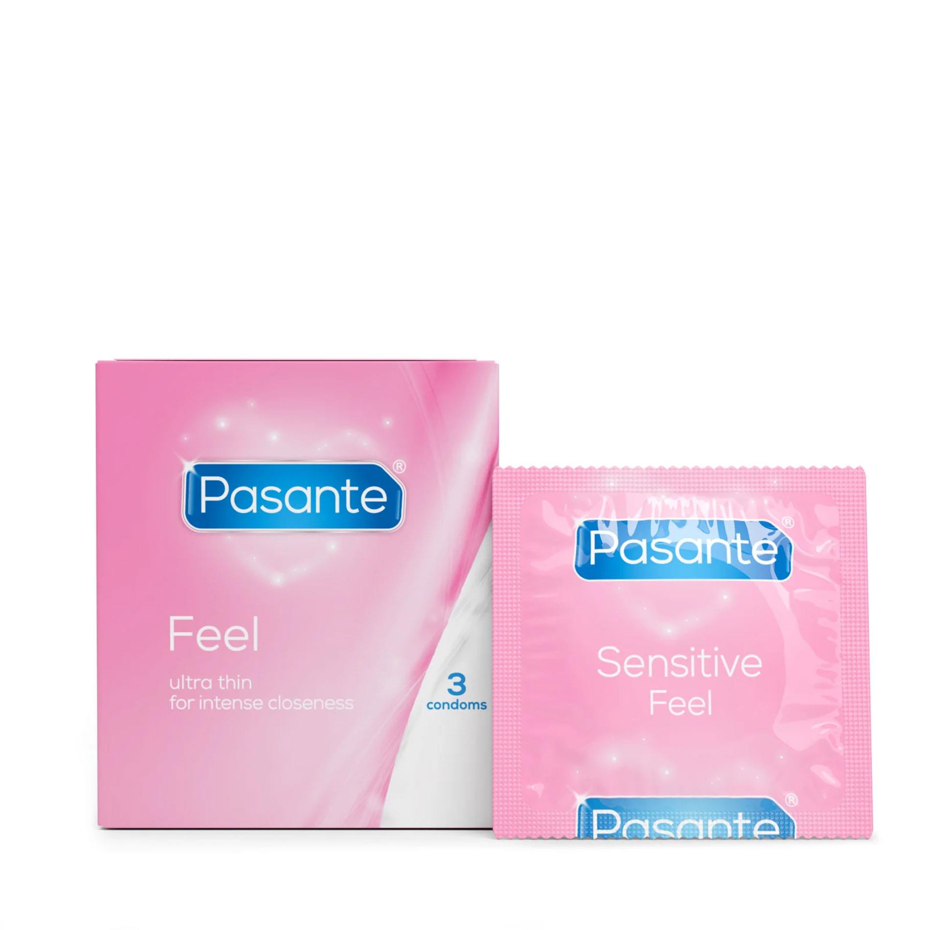 Prezerwatywy Pasante Sensitive Feel - ultra cienkie, naturalne