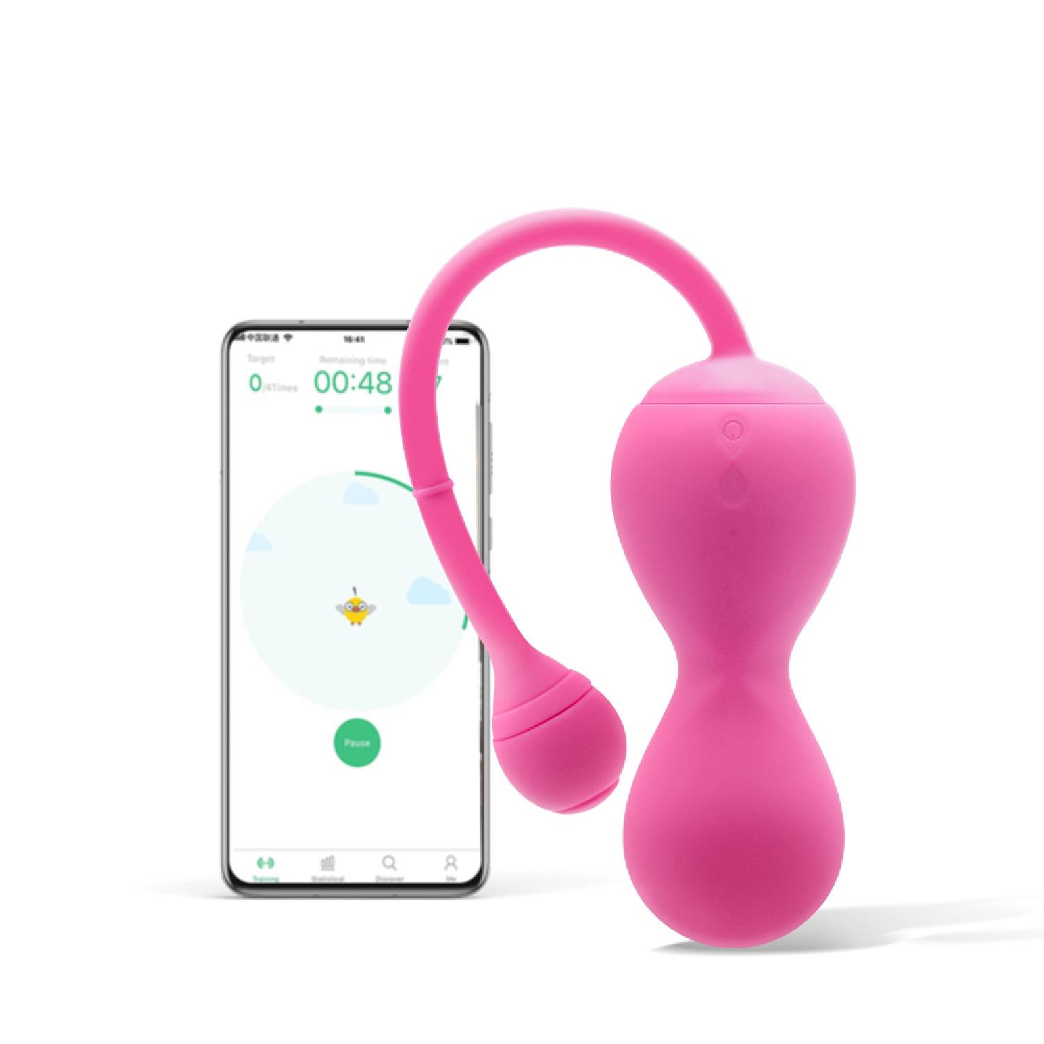 Kulki gejszy Magic Motion Smart Kegel Master - różowy