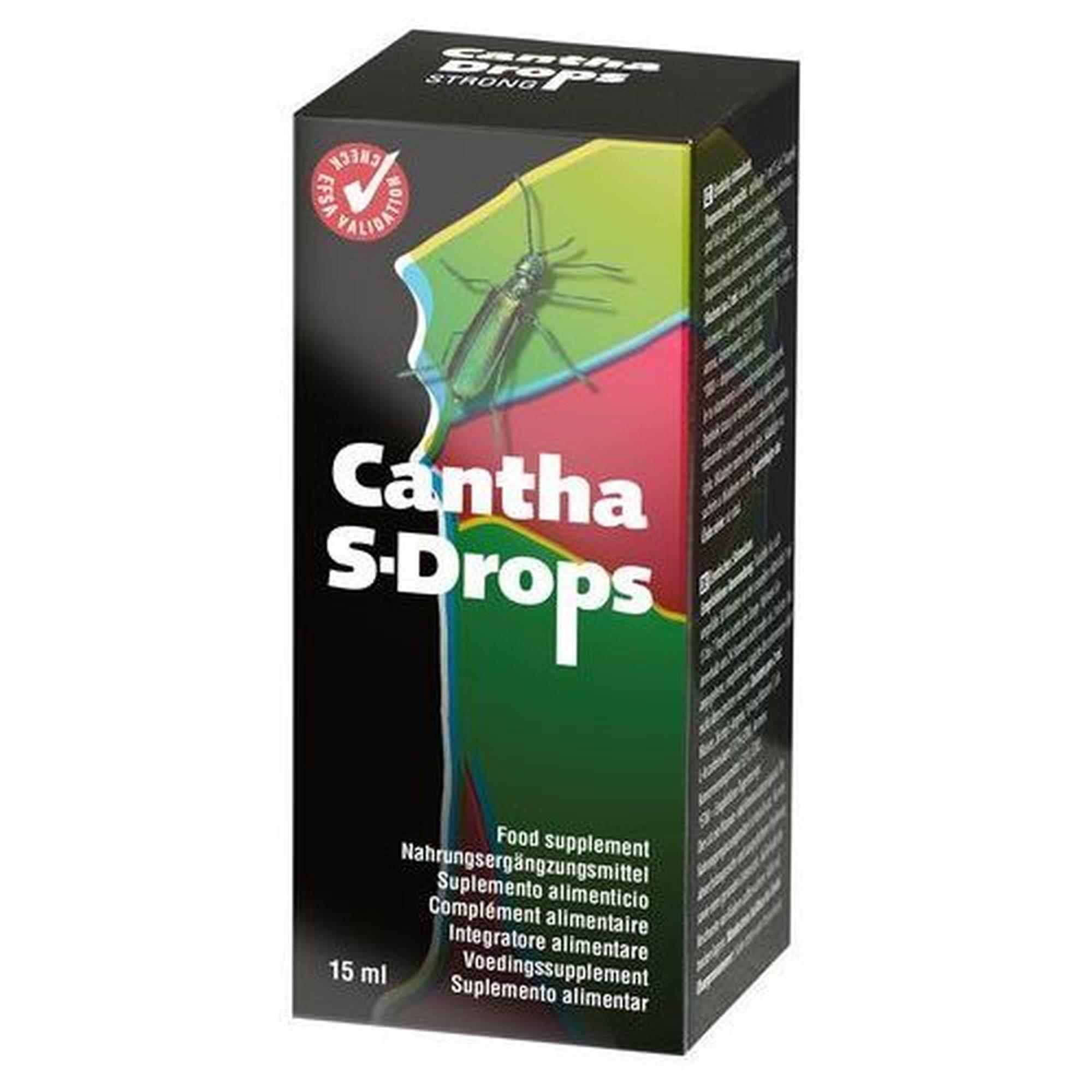 Suplement diety Cobeco Pharma Cantha Drops Strong - wspomaganie libido