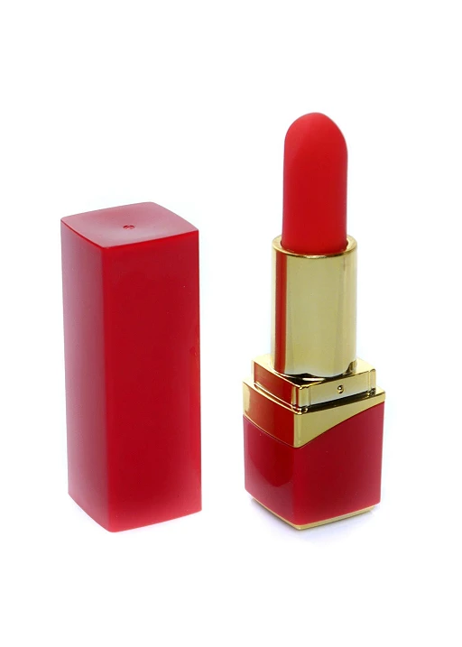 Wibrator szminka Boss Series Lipstick Vibrator – czerwony, 10 trybów