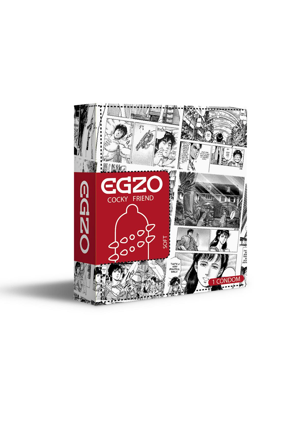 Prezerwatywy Egzo Dragon Lord's - wypustki dla przyjemności