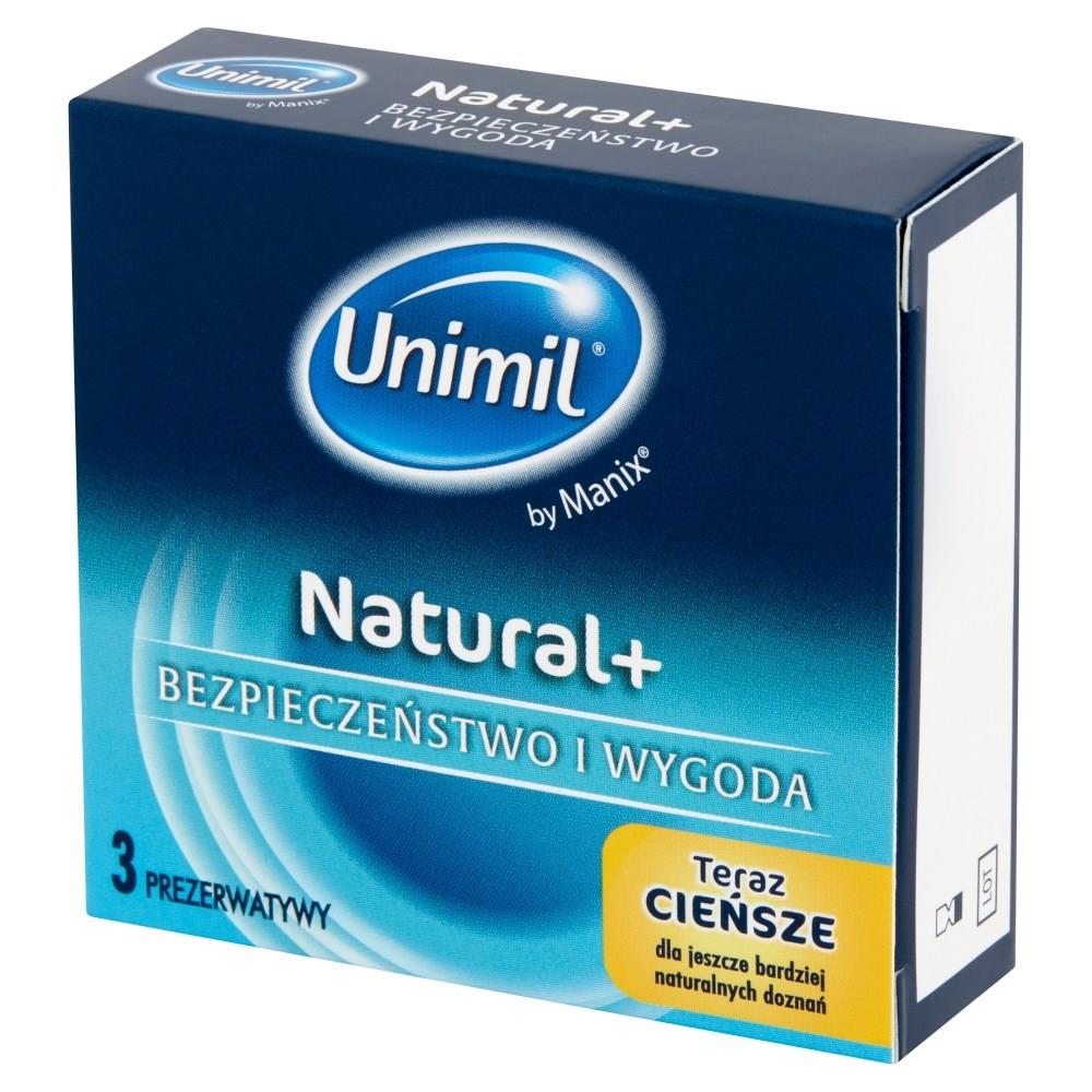 Prezerwatywy Unimil Natural+ - cienkie i naturalne