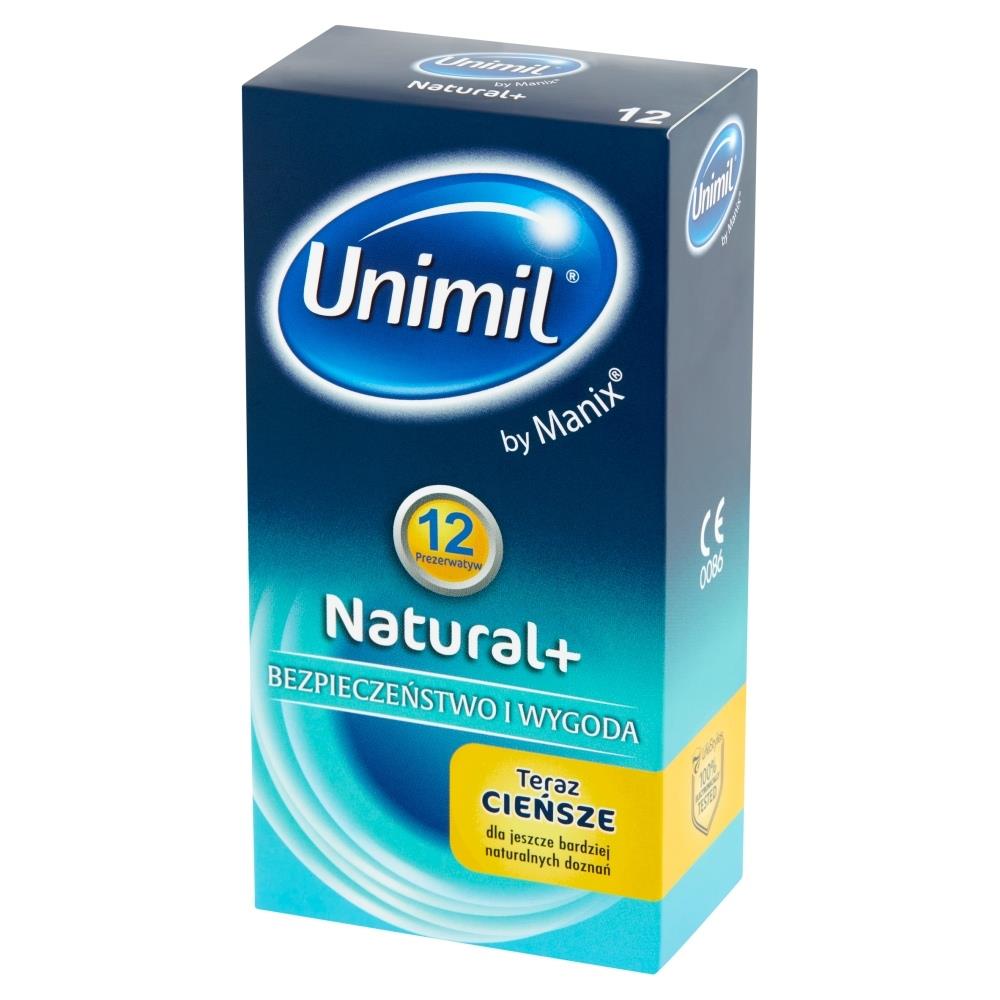 Prezerwatywy Unimil Natural+ - cienkie i naturalne doznania