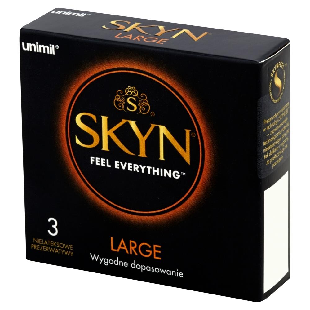 Prezerwatywy Skyn Large - nielateksowe, wygodne dopasowanie
