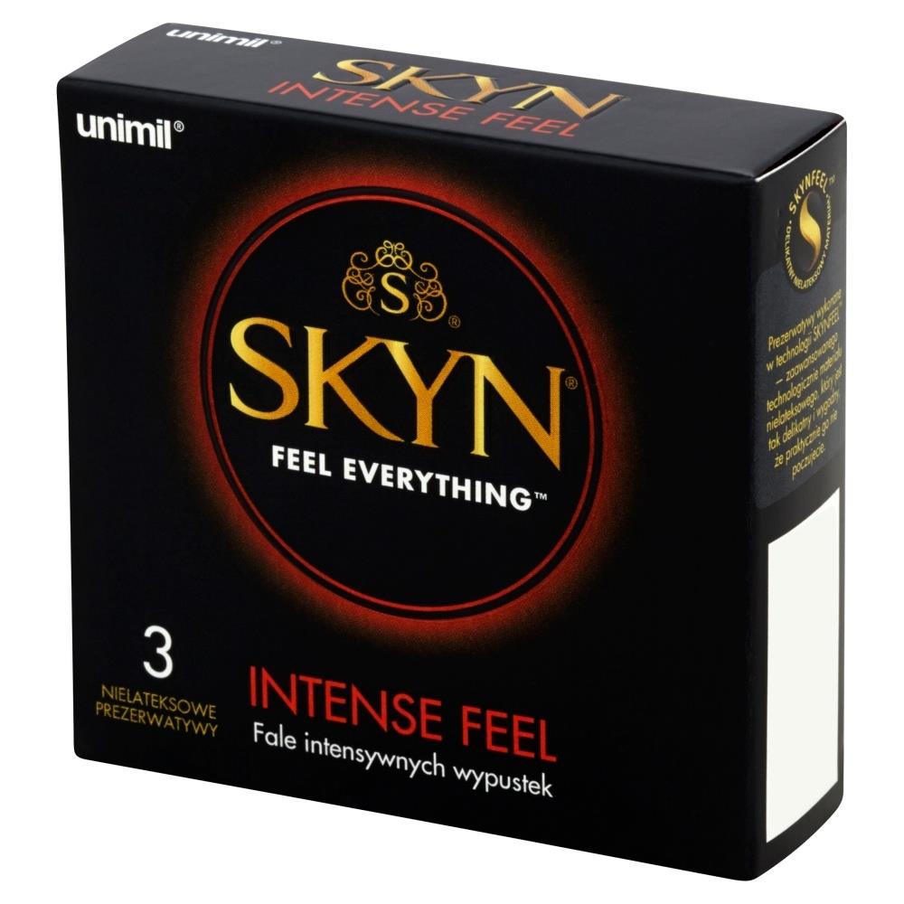 Prezerwatywy Skyn Intense Feel - fale wypustek