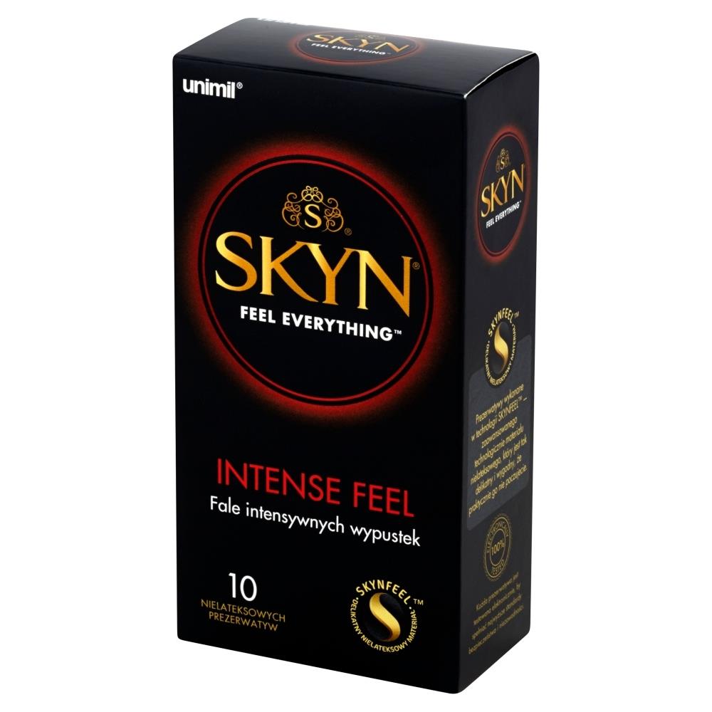 Prezerwatywy Skyn Intense Feel - fale wypustek