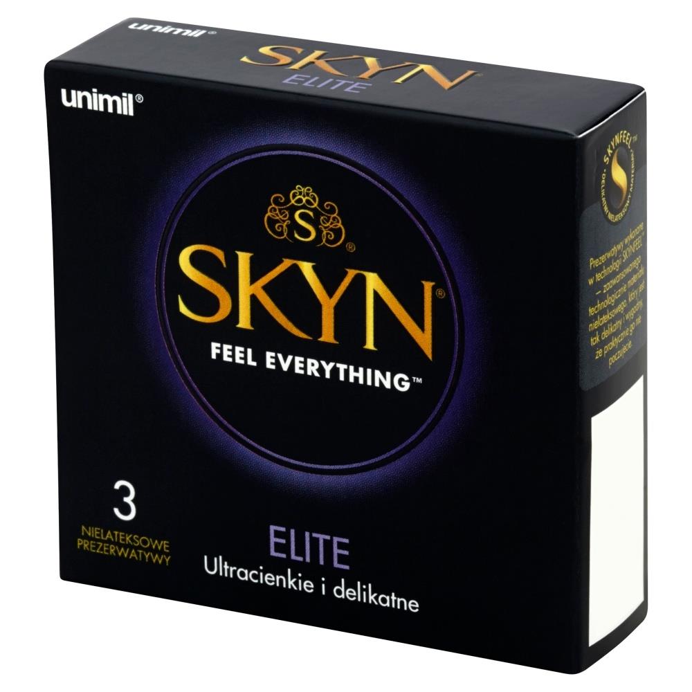 Prezerwatywy Skyn Elite 3 sztuki - ultracienkie i nielateksowe