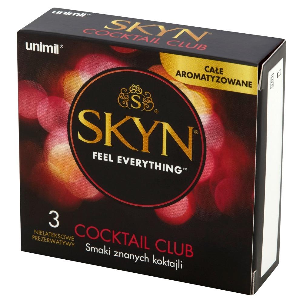 Prezerwatywy SKYN Cocktail Club - aromatyzowane, nielateksowe