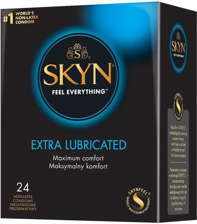 Prezerwatywy SKYN Extra Lubricated - bezlateksowe, 24 szt.