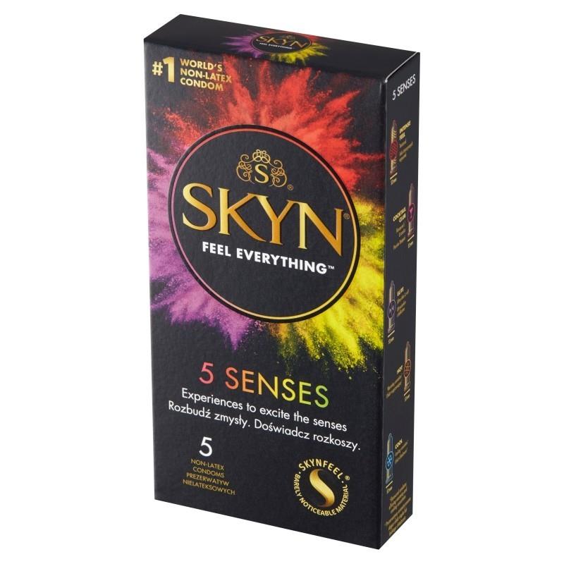 Prezerwatywy Skyn 5 Senses - naturalne doznania