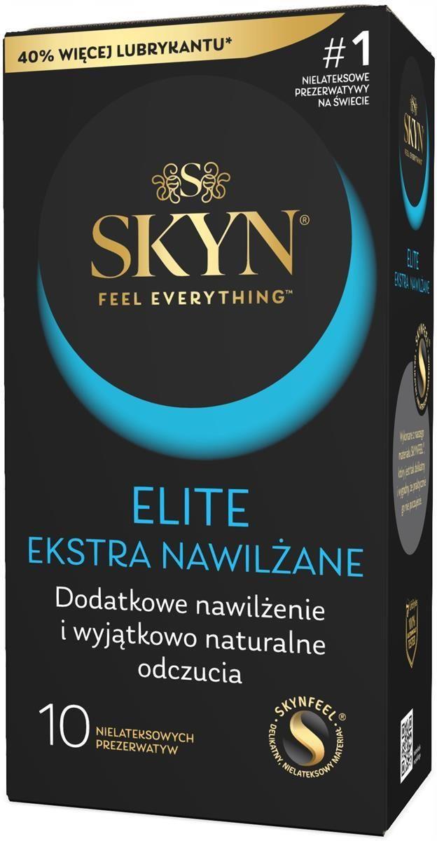 Prezerwatywy SKYN Elite Extra Lube - ekstra nawilżenie