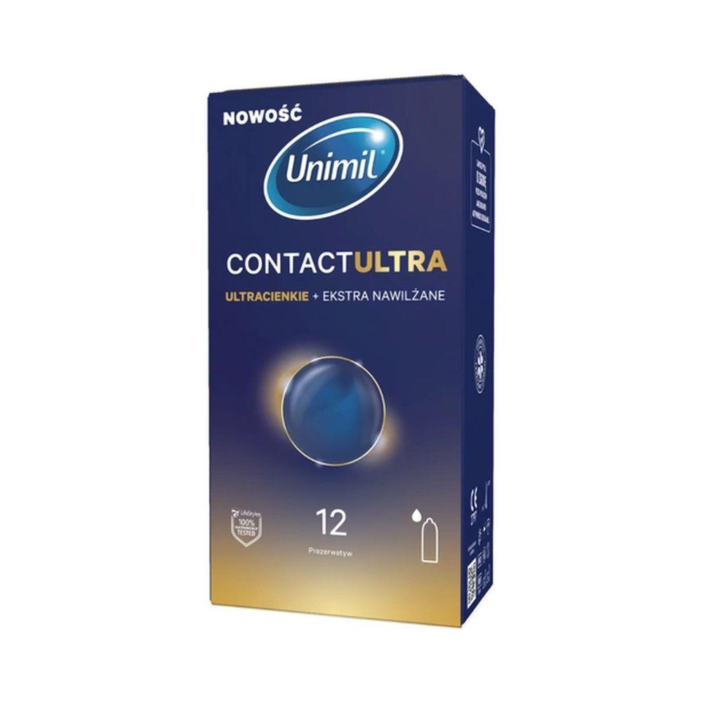 Prezerwatywy Unimil Contact Ultra - ultracienkie i nawilżane