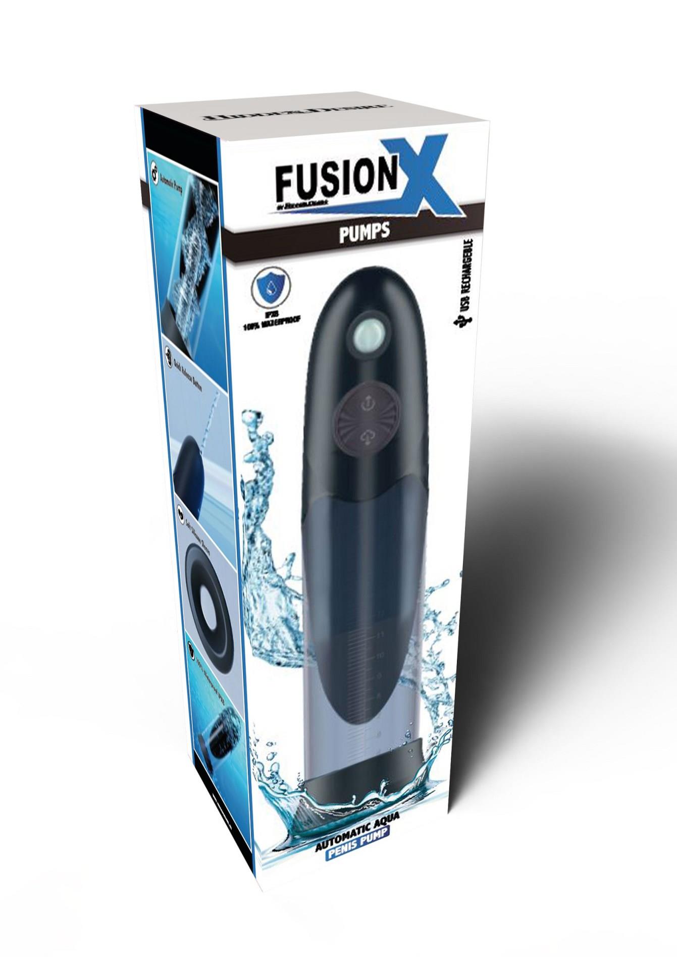 Pompka z funkcją ssania Hidden Desire Fusion X - silikon