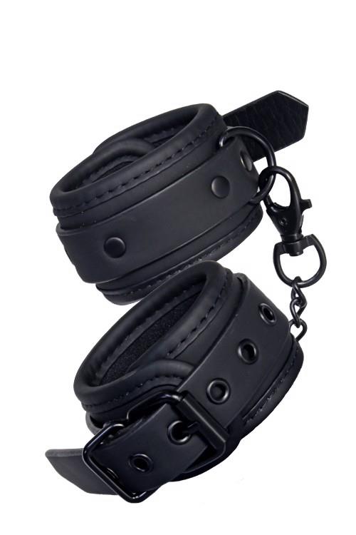 Kajdanki Dream Toys Blaze Handcuff Black - regulowane neopren