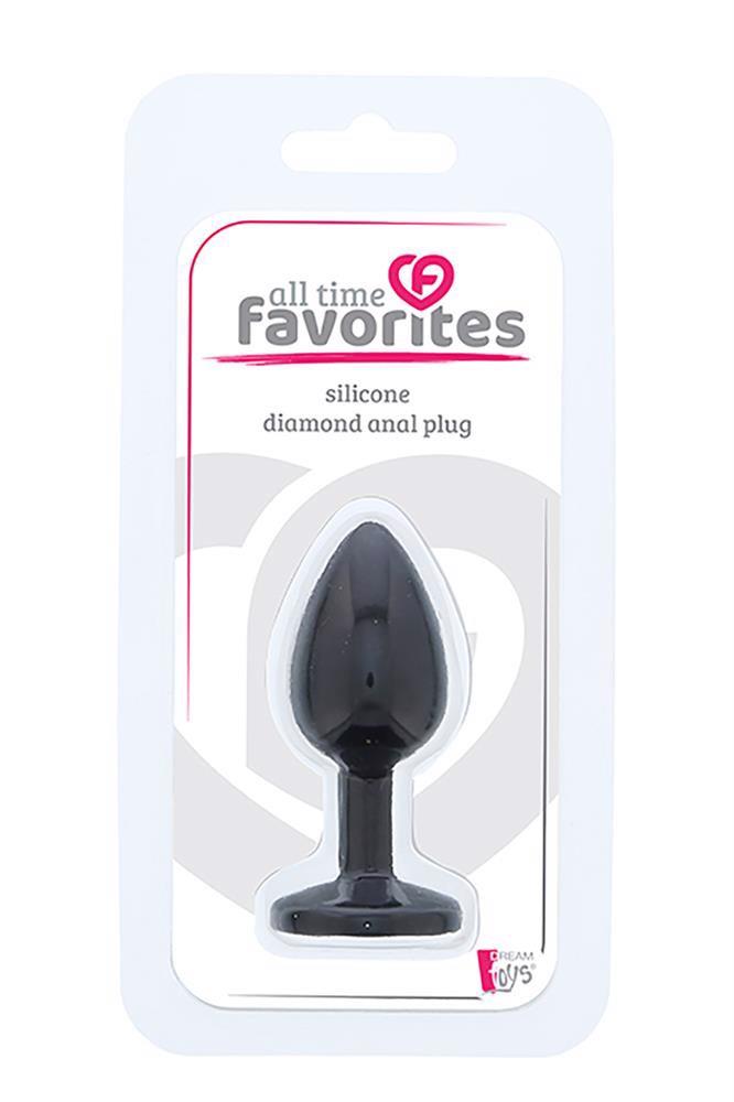 Korek analny Dream Toys All Time Favorites - silikon, diament