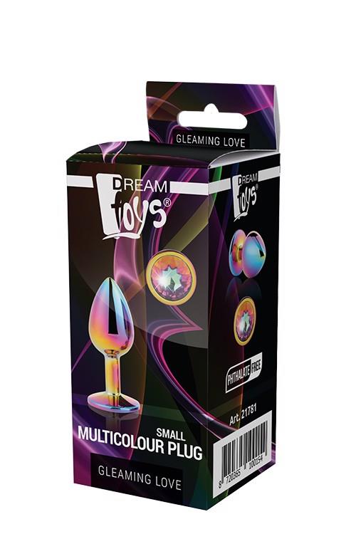 Korek analny Dream Toys Gleaming Love - metaliczny, mały