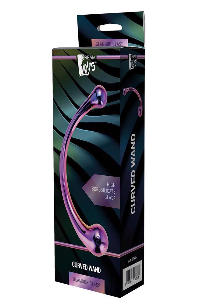 Stymulator Dream Toys Glamour Glass Curved - szkło