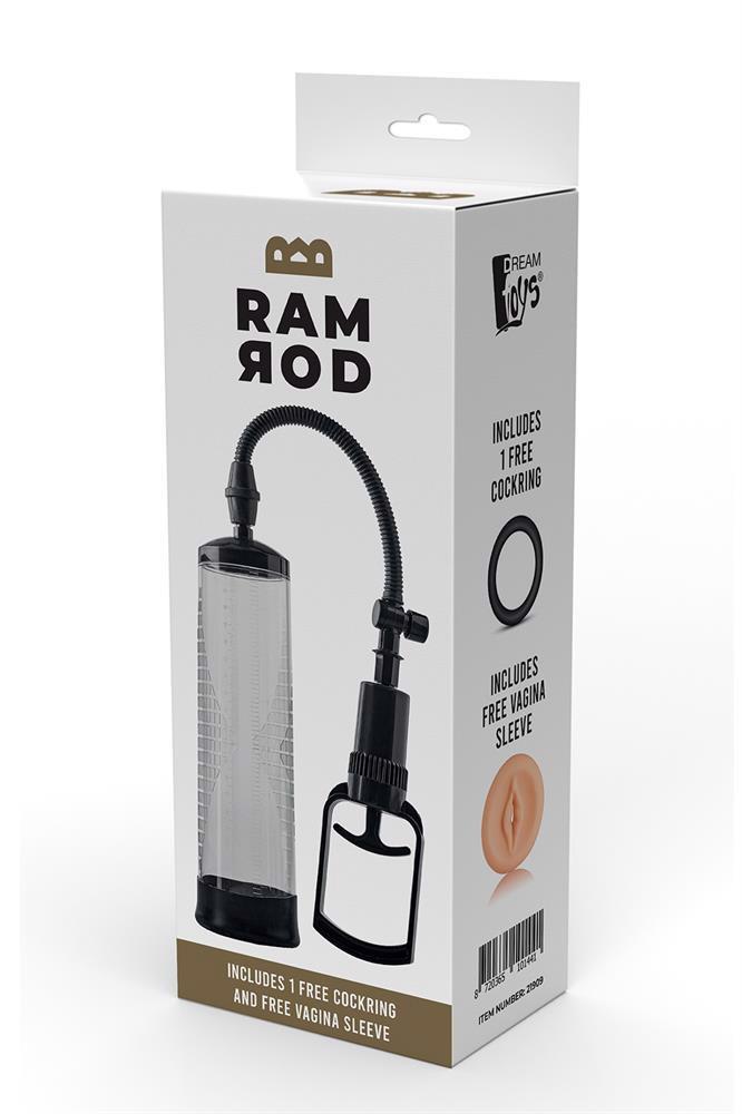 Pompka próżniowa Dream Toys Ramrod - z miarką ABS