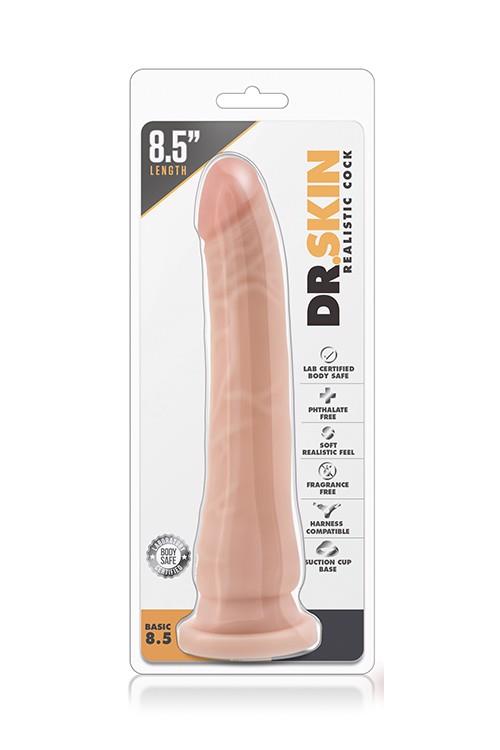 Stymulator Blush DR. SKIN BASIC 8.5 - PVC cielisty