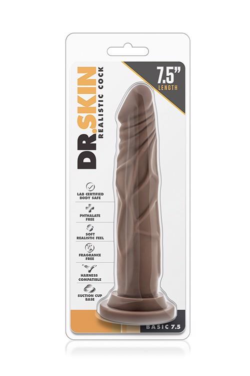 Stymulator Blush Dr. Skin Realistic - PVC, brązowy