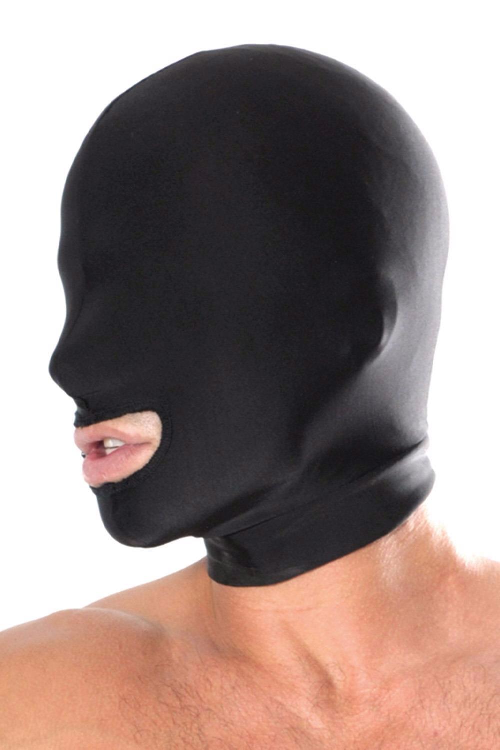 Maska Pipedream Open-Mouth Hood - spandex czarna