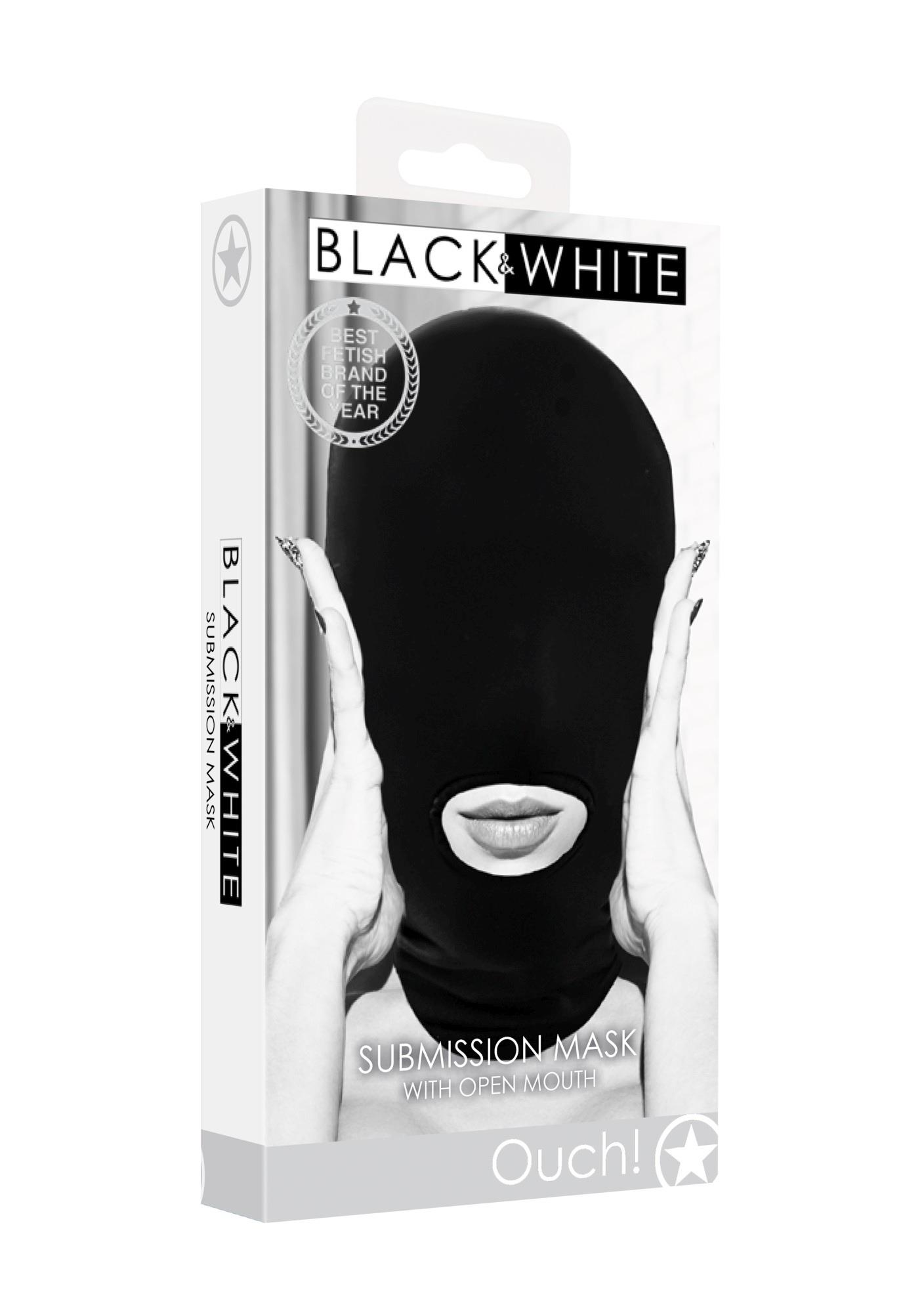 Maska Ouch! Submission Mask - otwór na usta