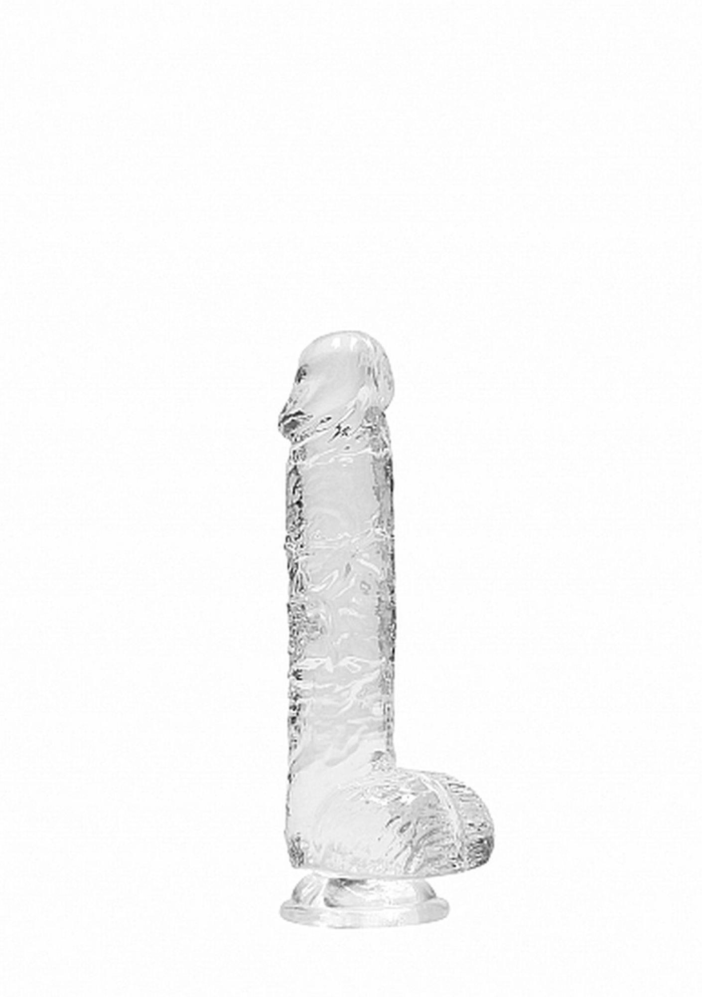 Stymulator RealRock Crystal Clear - silikon/TPE