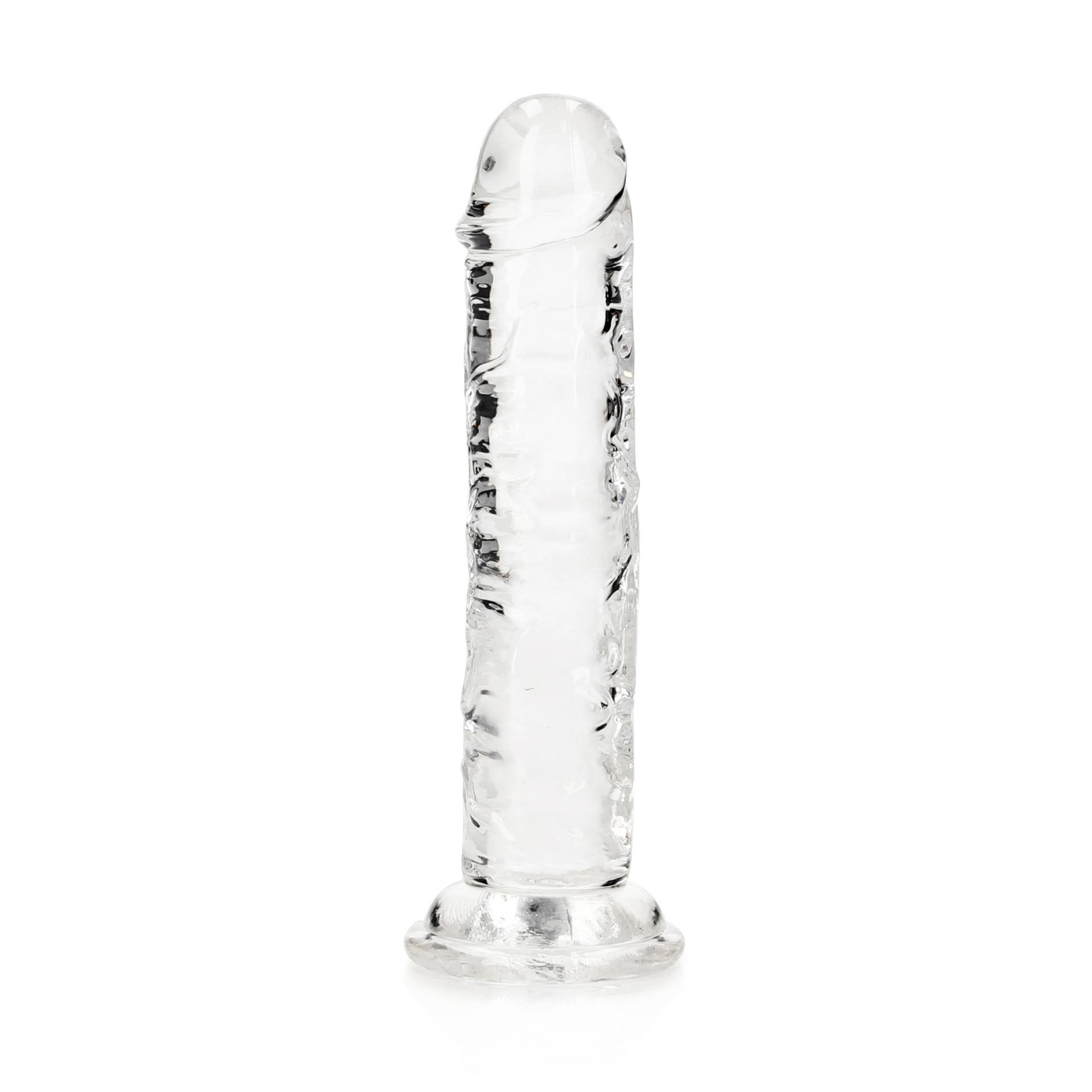Stymulator RealRock Crystal Clear - z przyssawką