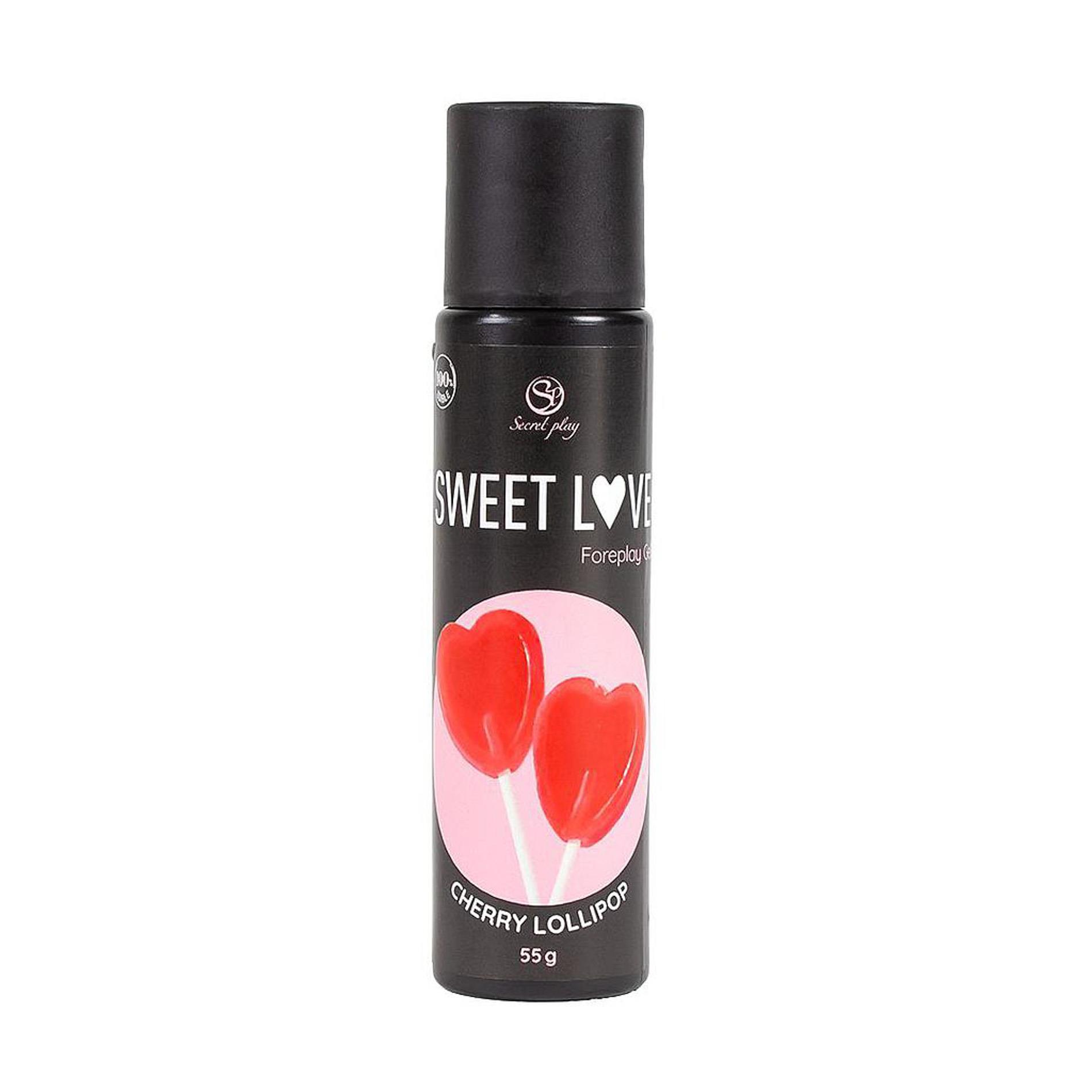 Żel smakowy Secret Play Cherry Lollipop - wiśniowy