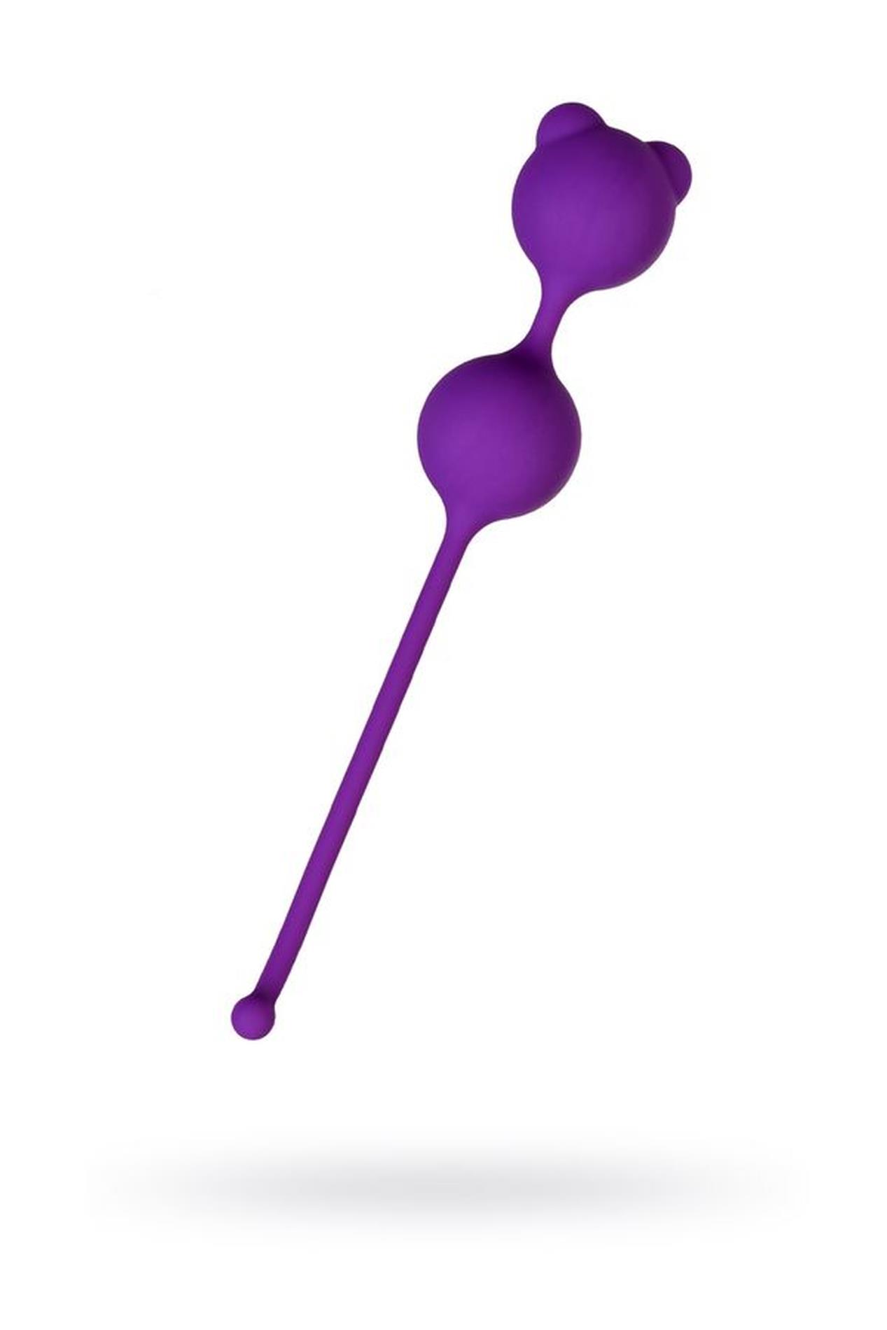 Kulki gejszy A-Toys Meeko - fioletowy silikon, 2 kule
