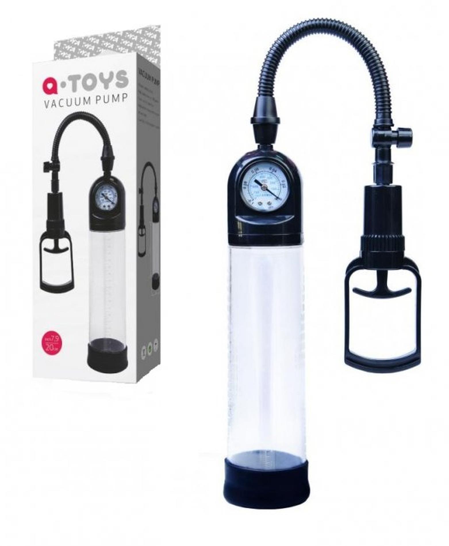 Pompka próżniowa A-Toys Clear 20 cm - z manometrem