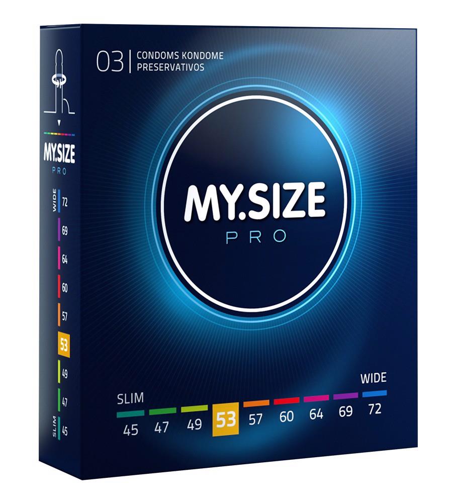 Prezerwatywy My.Size Pro 53 mm - 3 sztuki