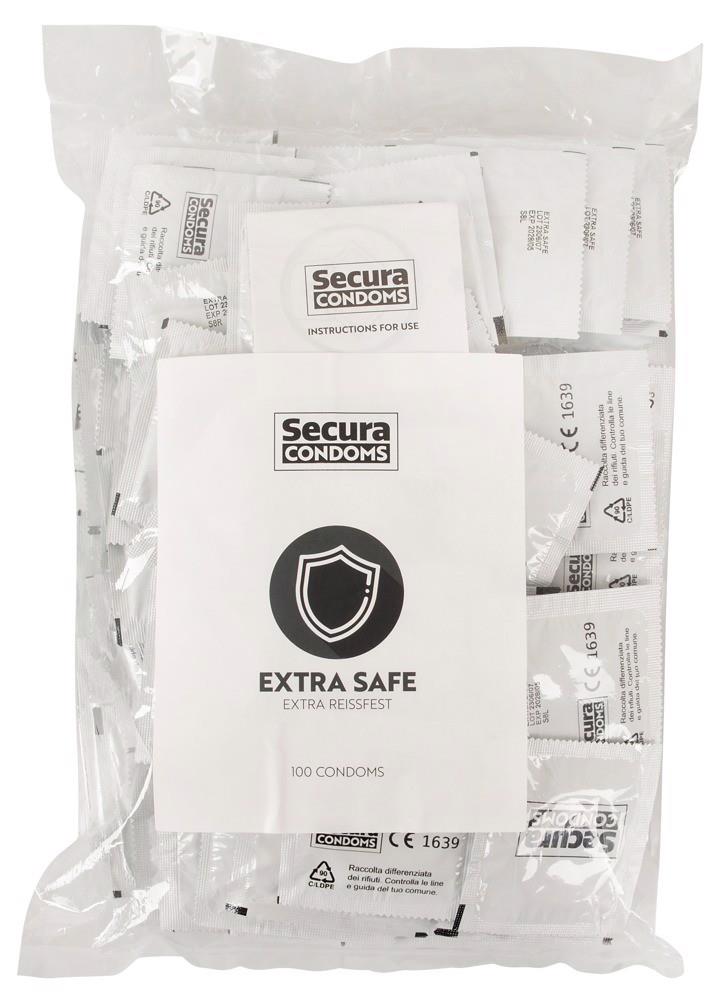 Prezerwatywy Secura Extra Safe - grubsze ściany dla bezpieczeństwa