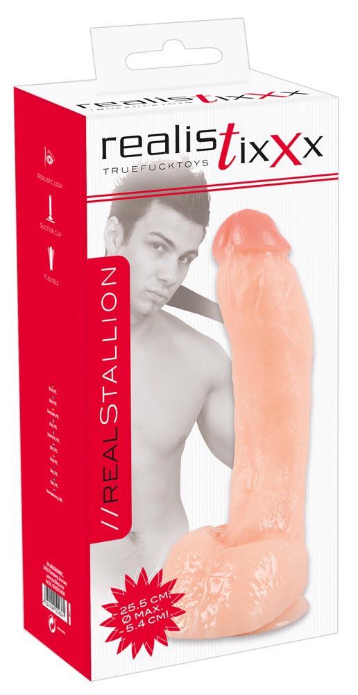 Stymulator Realistixxx Real Stallion - PVC z przyssawką