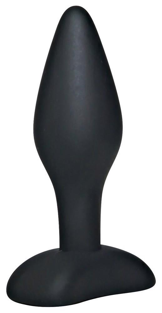 Korek analny Black Velvets Small - silikon, stopniowany