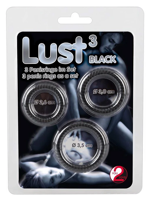 Pierścień erekcyjny You2Toys Lust 3 - silikon, rozciągliwy