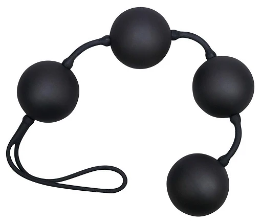 Kulki gejszy You2Toys Velvet Black Balls - zestaw 4 szt. gładkie