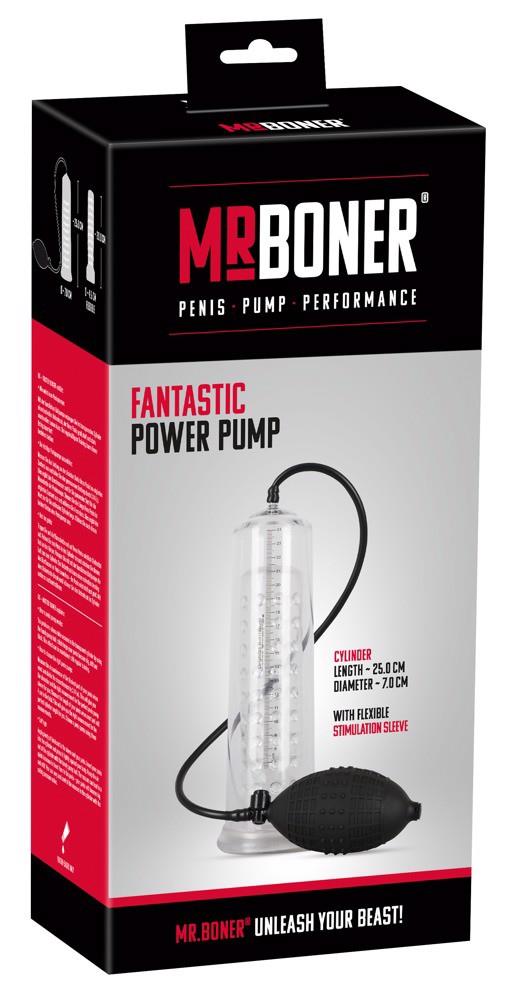 Pompka próżniowa Mister Boner Fantastic Power Pump - z nubbingowym