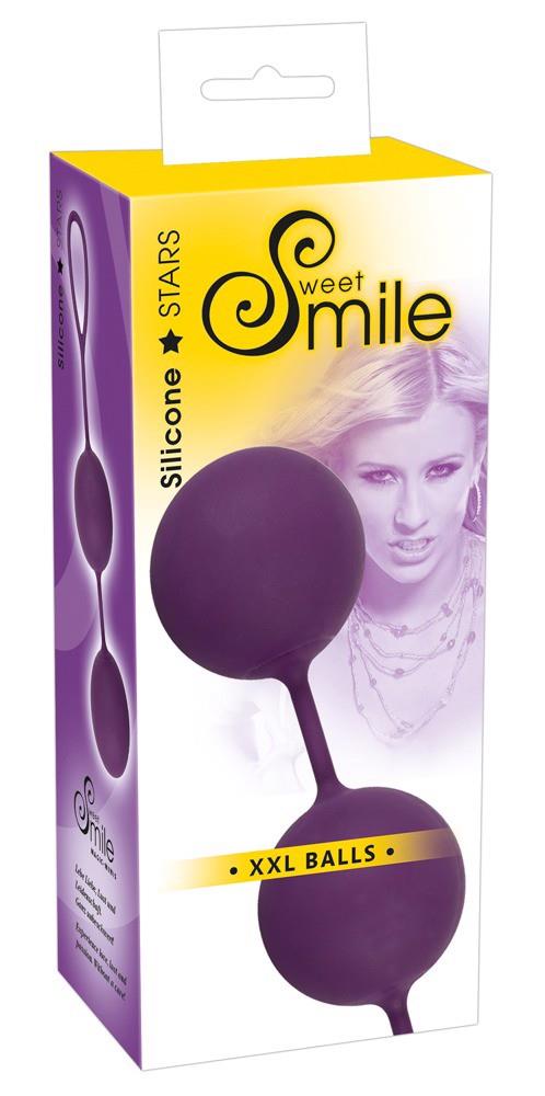 Kulki gejszy Sweet Smile XXL Balls - silikon, 2 szt.