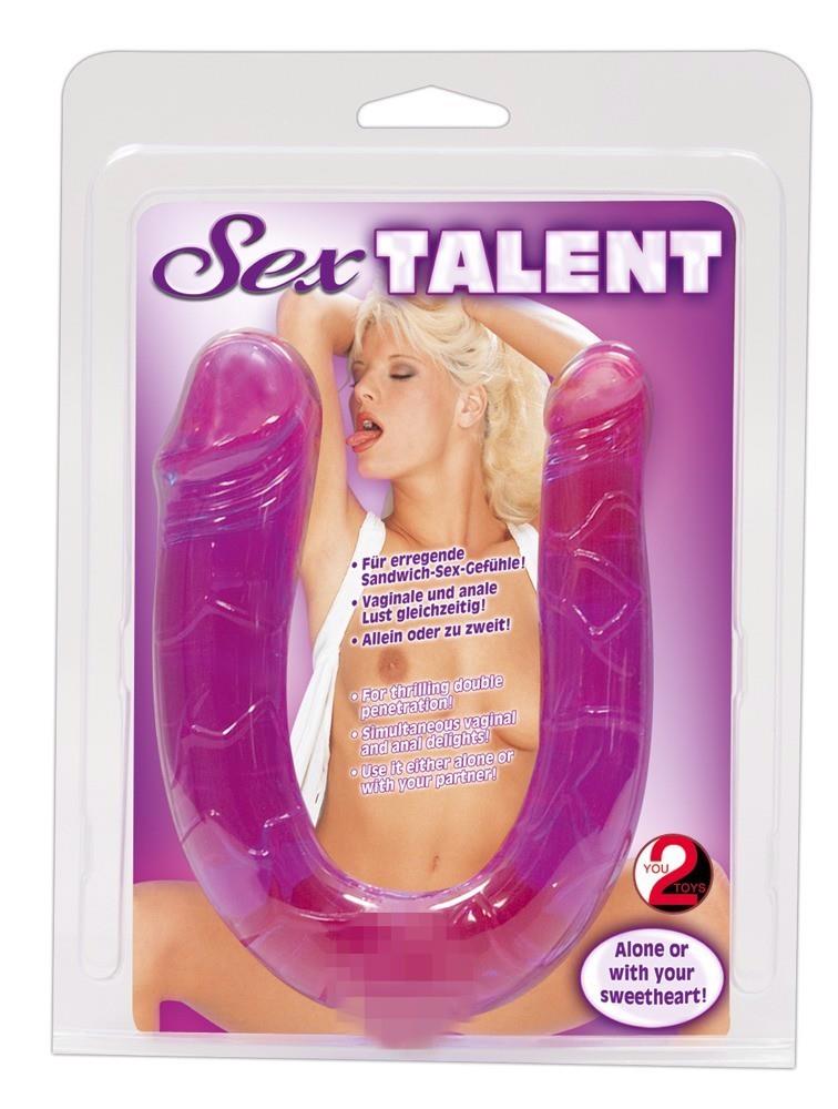 Stymulator podwójny You2Toys - PVC fioletowy