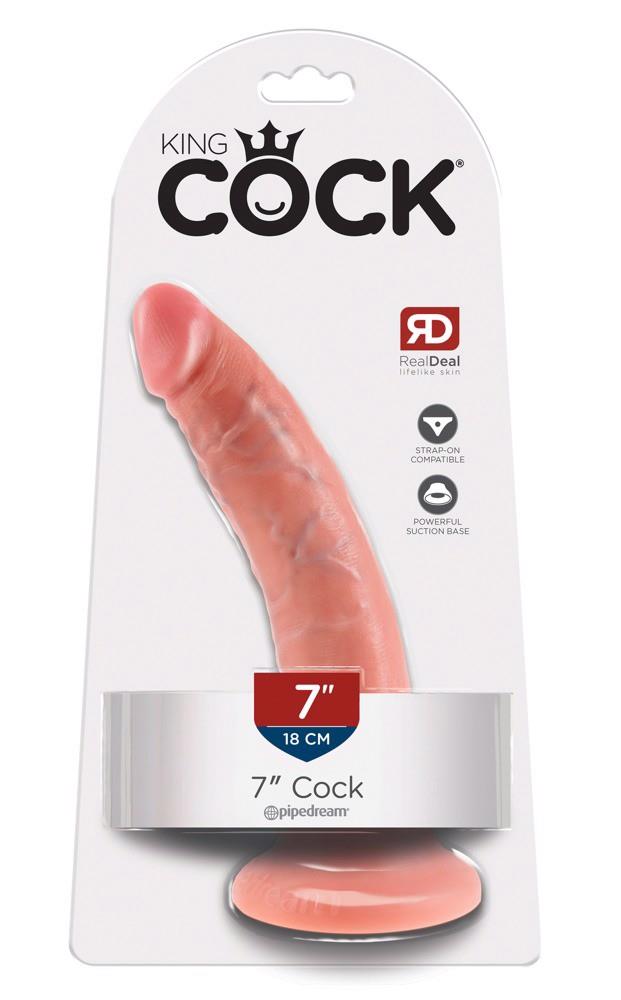 Stymulator King Cock 7 inch - z przyssawką