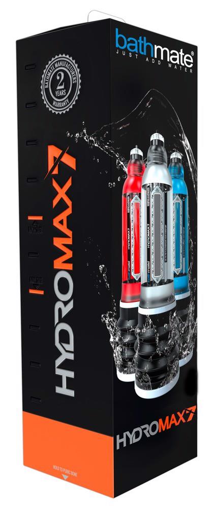 Pompka próżniowa Bathmate Hydromax 7 - TPE, przezroczysta