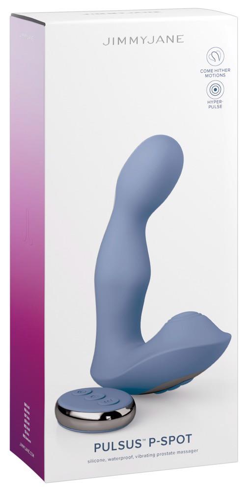 Masażer prostaty JimmyJane Pulsus P-Spot - silikon, z pilotem