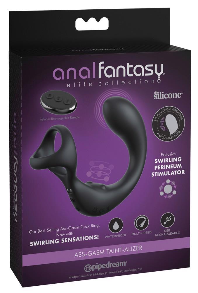 Masażer prostaty Anal Fantasy Elite Ass-Gasm Taint-Alizer - silikon
